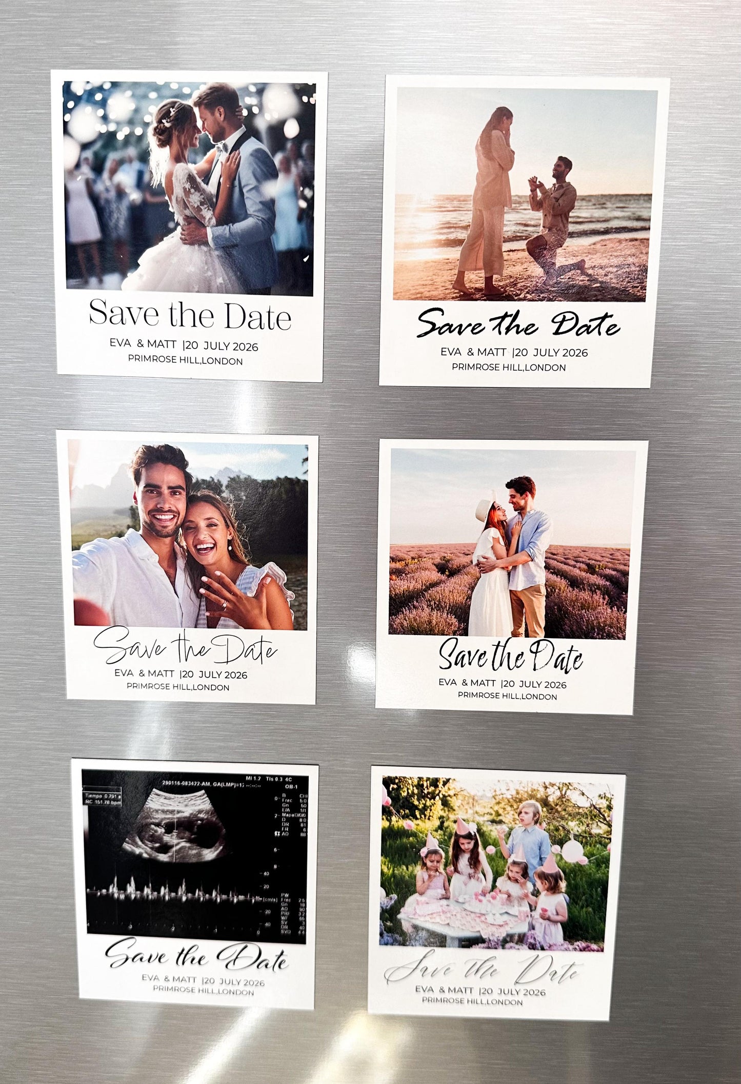Save the Date Flexible Magnets