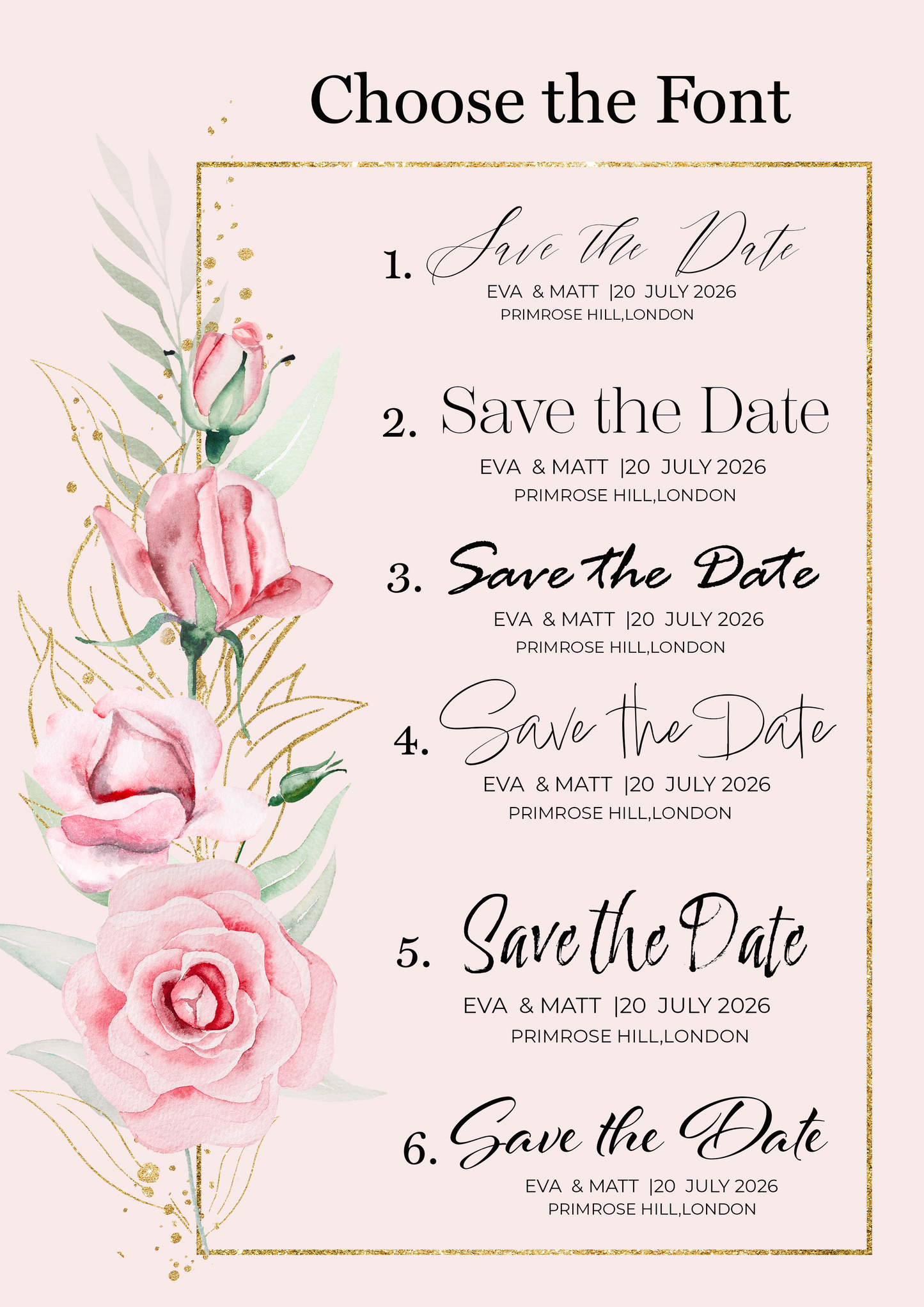Save the Date Flexible Magnets