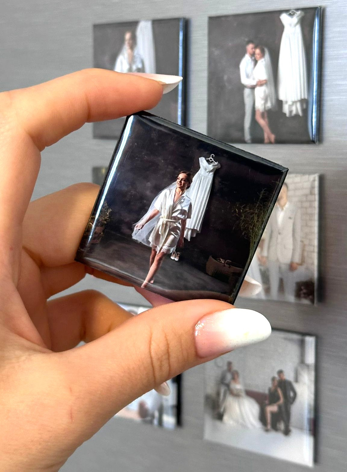 50mm x 50mm Fridge Photo Magnets